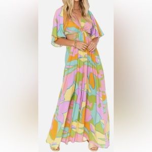 Show Me Your Mumu Summer Sorbet Maxi Dress